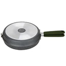 Omelettera Antiadherente 24 cm Aluminio Gris