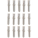 Tarugo De Nylon Con Tope M8 15 Unidades