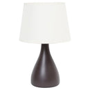 Lampara Mesa Laura Cafe 21x33 cm