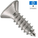 Tornillo Tirafondo Madera 5/16 2.5 mm 4 unidad(es)