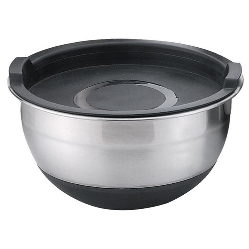 Bowl Con Tapa Acero Inoxidable Redonda 24X24 Cm Plateado