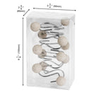 Set 12 Ganchos Gravilla Beige