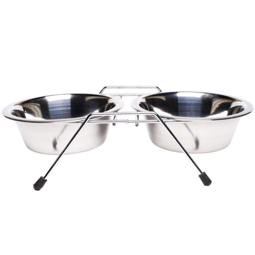 Plato inoxidable Plateado