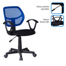 Silla Escritorio Iso Azul/Negro