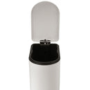 Papelero 10 Litros Metal Blanco Mate