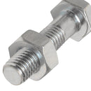 Perno hexagonal metrico 8.8 c/tuerca M6 x 16 mm zincado 2 unid
