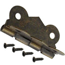 Bisagra decorativa borde redondeado 25 x 30 mm bronce antiguo 2 unid