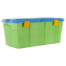Baul Organizador 45x40x94 cm 100 l Verde/ celeste