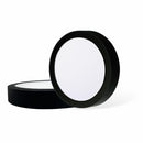 Panel Led Sobrepuesto Circular Negro 18W Luz Calida