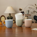 Taza 370 Ml Ceramica Moka Colores Surtidos