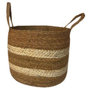 Cesto Bicolor Con Asas 35 X 28 Cm