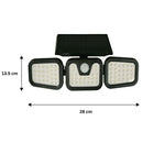 Aplique Solar Con Sensor Trio 3.5 W Ip 44 550 Lm Luz Calida