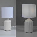 Lampara Mesa Barres 1 Luz E27 Beige