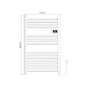 Secador Toallas Para Baño Programable Radiacion Vesubio Blanco
