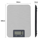 Bascula digital 5 kg Plateado