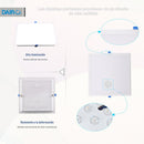 Panel Led Empotrado Cuadrado Blanco 24W Luz Calida