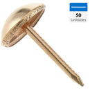 Clavo tapicero 9 mm 50 unidades bronce