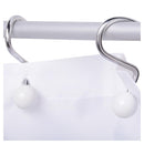 Set de ganchos bola metal y ceramica