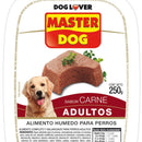 Alimento humedo pate para perro adulto 250 gr carne