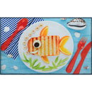 Limpiapies Pescadito 50x80 cm Multicolor