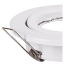 Foco Empotrado Basculante Metal Blanco 50 GU10 W 10 cm