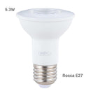 Pack 2 Ampolletas Led 5.3 W E27 525 Lm Luz Calida