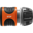 Conector para manguera 1/2 de plastico con stop