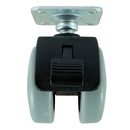 Rueda giratoria con freno tope 30kg