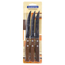 Set 3 Cuchillos Tramontina Para Asado Mango Madera
