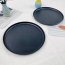 Set 4 platos 4 Piezas Melamina Negro