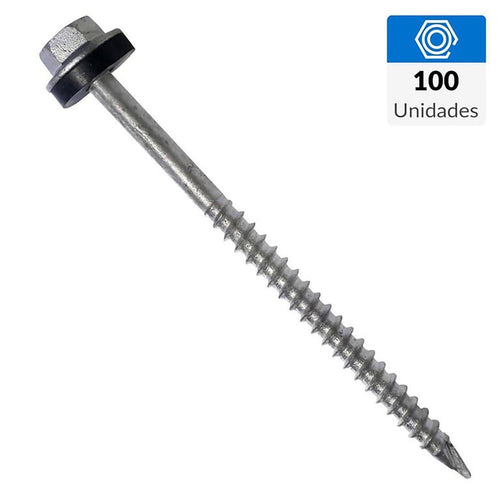Tornillo Autoperforante Madera 3 Pulg 10 Mm 100 Unidad(Es)