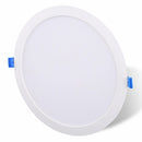 Panel Led Empotrado Circular Blanco 18W Luz Fria