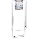 Tendedero De Ropa Basico Plegable Acero 90X49 Cm Blanco