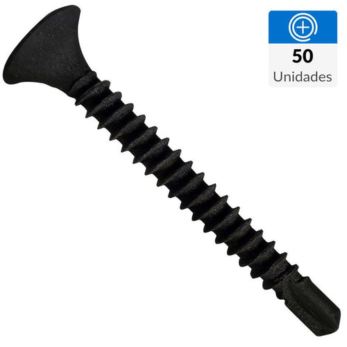 Tornillo Autoperforante Yeso-Carton 1 Pulg 6 Mm 50 U.