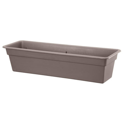Jardinera de Plastico 19x15 cm taupe.