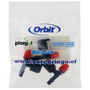 Set de microaspersores regulables plastico 3 unidades