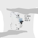 Interruptor 1X25A230/400V/C6Ka