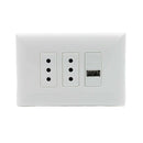 Enchufe 10 A Blanco