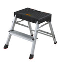 Escala De tijera Aluminio 65 cm 2 Peldanos