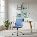 Silla Escritorio Ejecutiva Hl-2279Bl Azul, Blanco