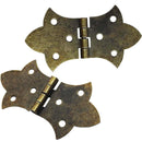 Bisagra decorativa estilo flecha 31 x 57 mm bronce antiguo 2 unid