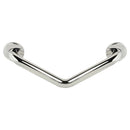 Barra de seguridad curva para bano 45 cm cromado