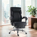 Silla Escritorio Con Reposapie Felipe Negro 68X116,5X66,5 Cm