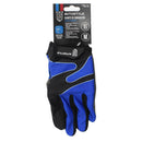 Guante Hombre De Pvc M Azul, Negro Y Gris