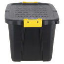 Caja Con Asa 35X40X50 Cm 42 L Negro/ Amarillo