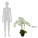 Planta Artificial Orquidea 90 cm Multicolor