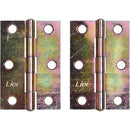 Set Bisagras L38 2,5" Zincado 2 un