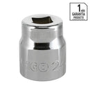 Dado poligonal 1/2x24 mm acero