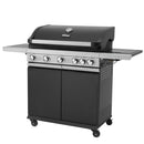 Parrilla A Gas Pro 5 Quemadores + Quemador Lateral
