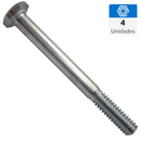 Perno Hexagonal G2 1/4 Pulg X 2 1/2 Pulg Zincado Bronce 4 U.